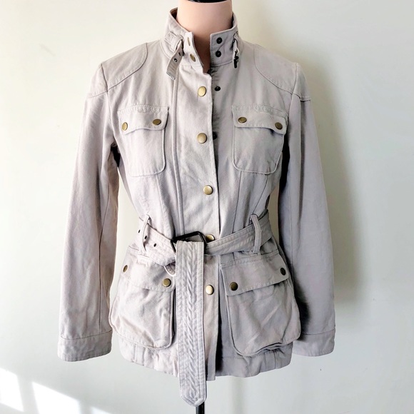 Banana Republic Jackets & Blazers - Banana Republic utility military cargo belt jacket